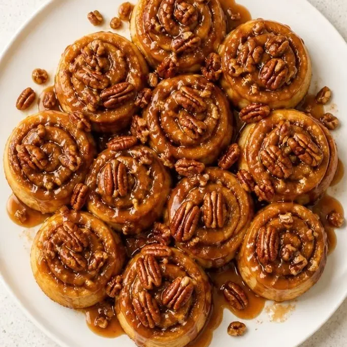 Caramel Pecan Cinnamon Rolls