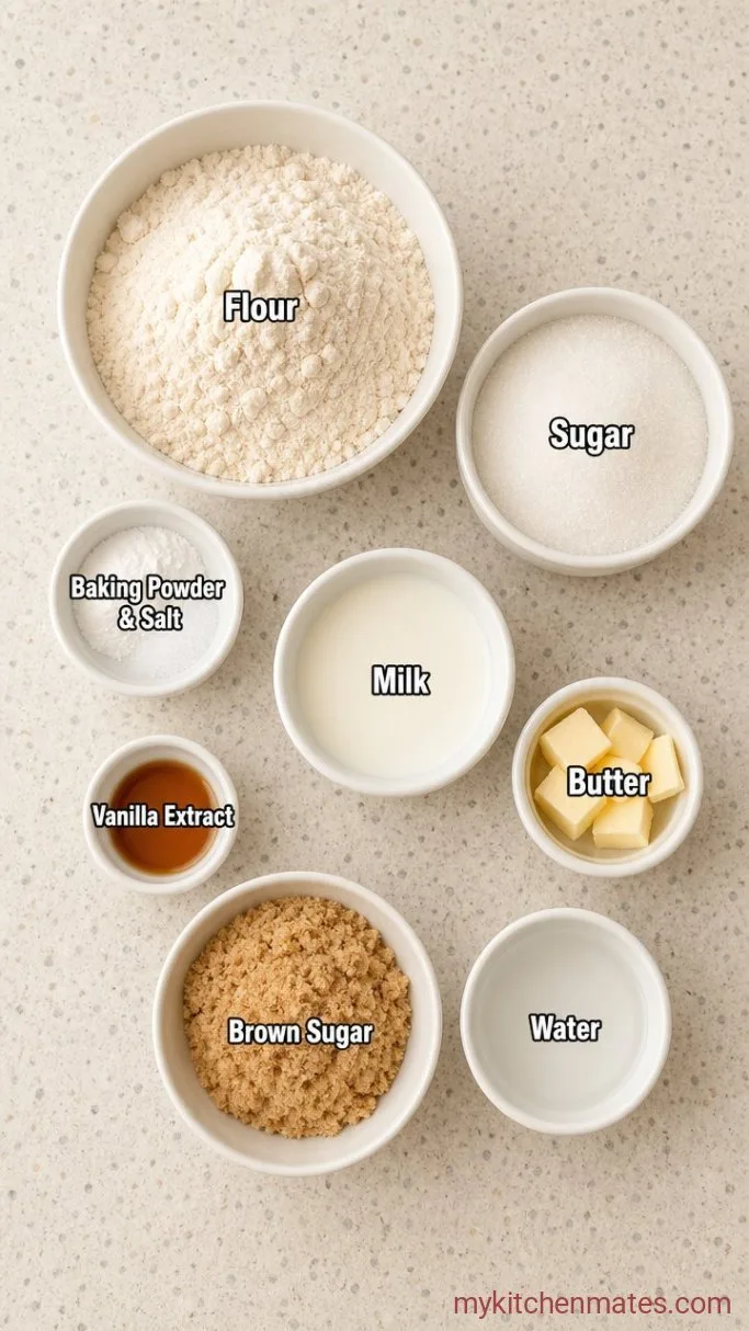 Self-Saucing Caramel Pudding Cake Ingredients