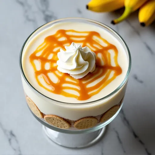 Caramel-Swirled Banana Pudding Dream