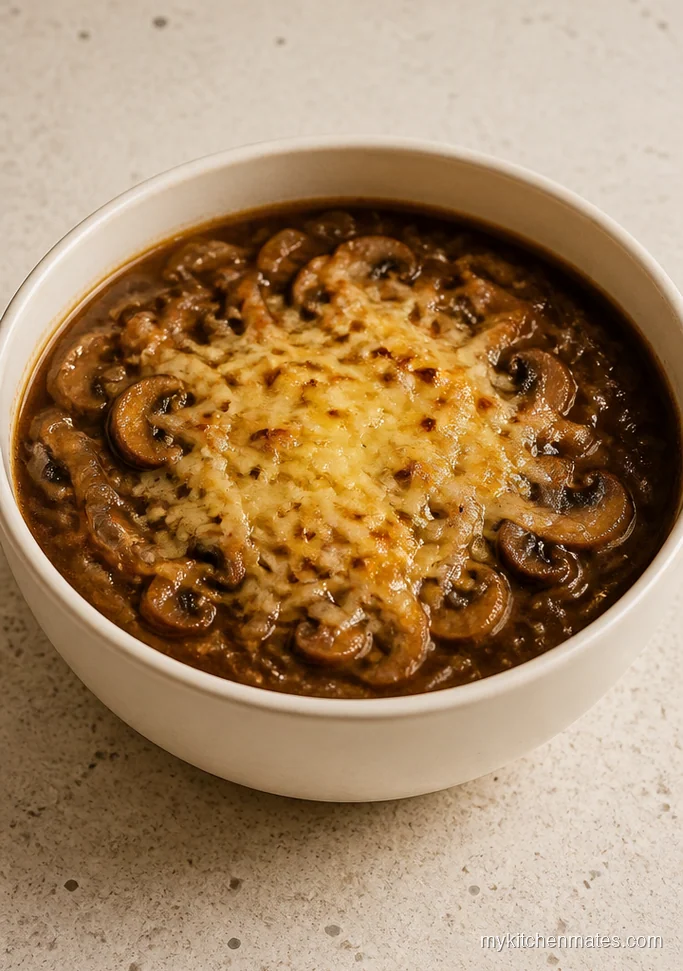 Caramelized Onion Mushroom Soup