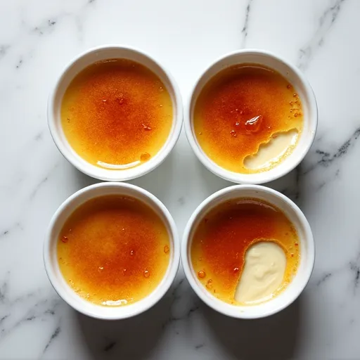 Cardamom Rose Creme Brulee