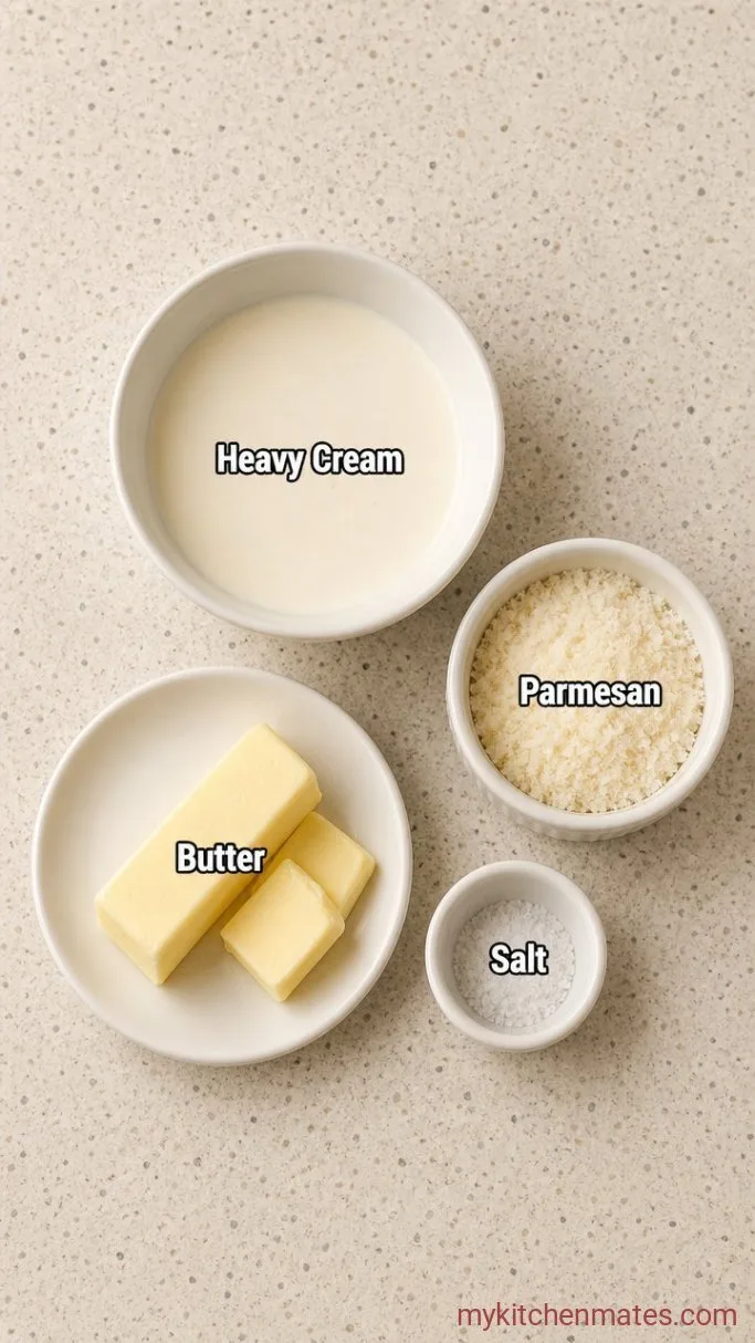 3-Ingredient Carnivore Alfredo Sauce Ingredients