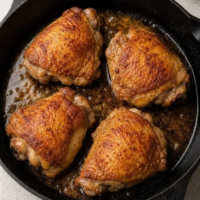 Pan-Seared Carnivore Chicken Thighs (Crispy & Juicy) Carnivore Chicken Thigh Recipes