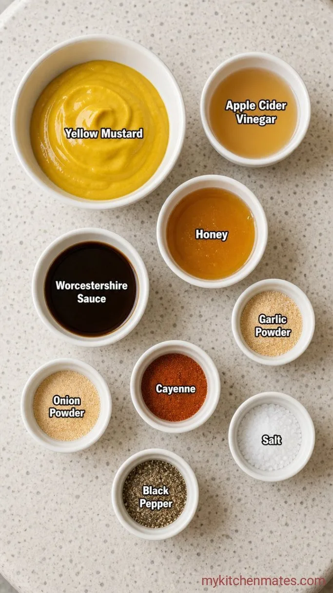 5-Minute Carolina Gold BBQ Sauce Ingredients