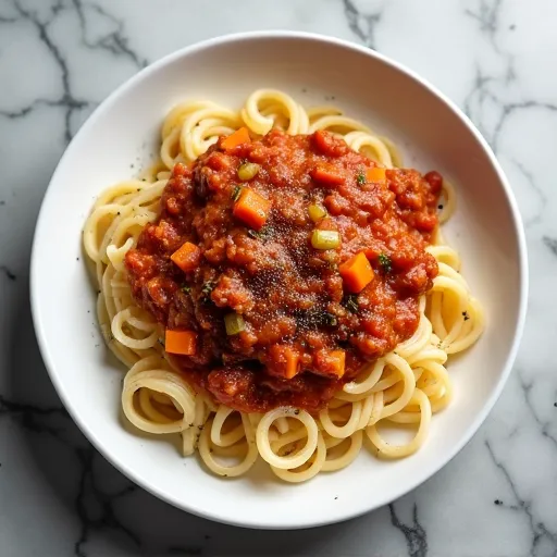 Carrot and Celery-Rich Traditional Bolognese