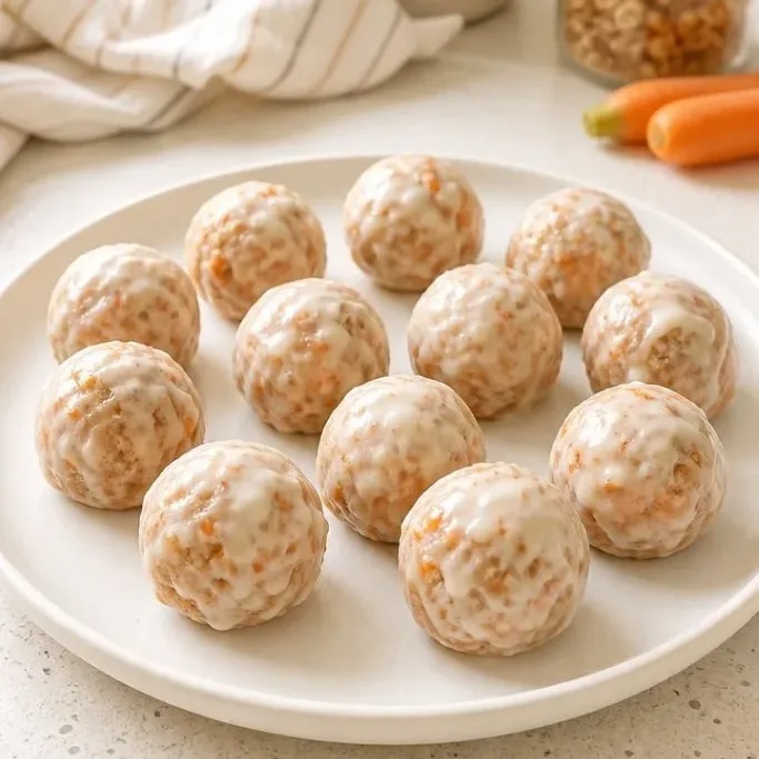 15-Minute No-Bake Carrot Cake Bites Carrot Cake Bites