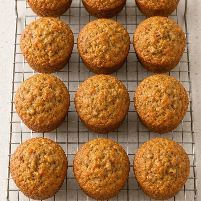 Moist Carrot Cake Muffins (One Bowl, 30 Minutes) Carrot Cake Muffins