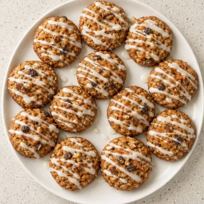 Soft & Chewy Carrot Cake Oatmeal Cookies Carrot Cake Oatmeal Cookies