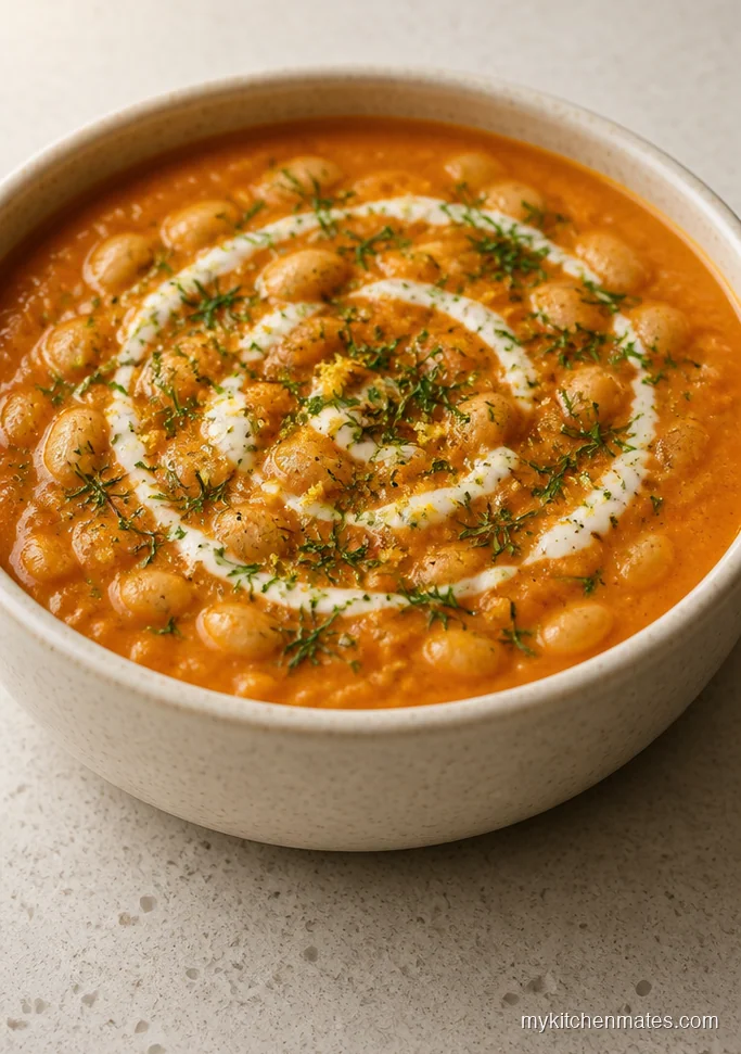 Carrot Dill and White Bean Soup