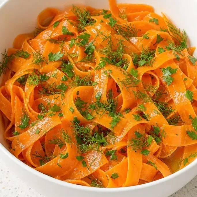10-Minute Carrot Ribbon Salad with Lemon and Fresh Herbs Carrot Ribbon Salad