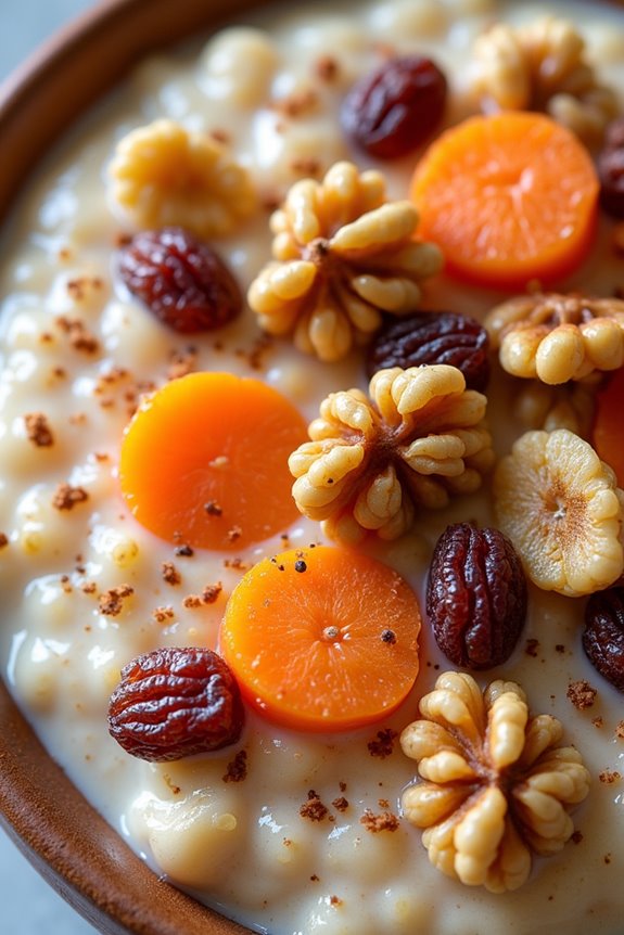 carrot cake flavored oatmeal