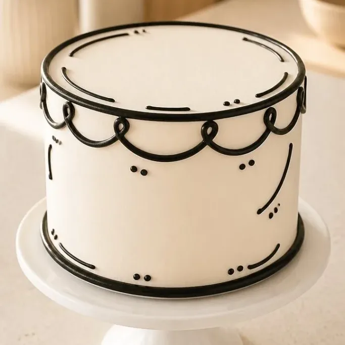 Cartoon Birthday Cake (with Funfetti Inside!) Cartoon Birthday Cake