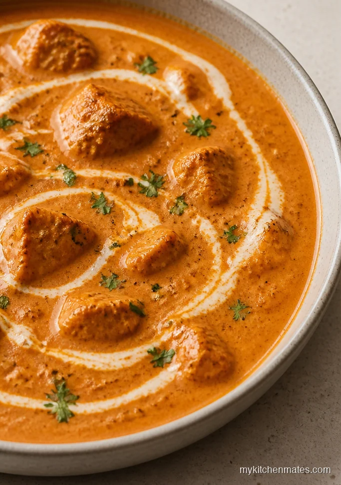 Cashew Cream Restaurant Style Butter Chicken