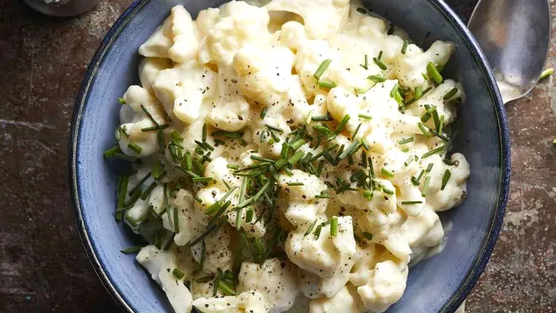 Cauliflower Mac & Cheese Food photo of Cauliflower Mac & Cheese