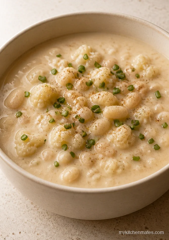 Cauliflower White Bean Chowder