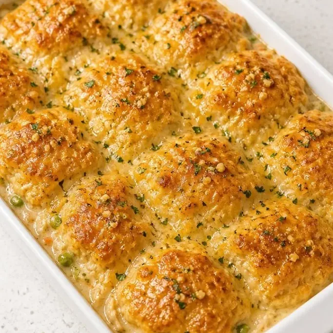 Cheddar Bay Biscuit Casserole