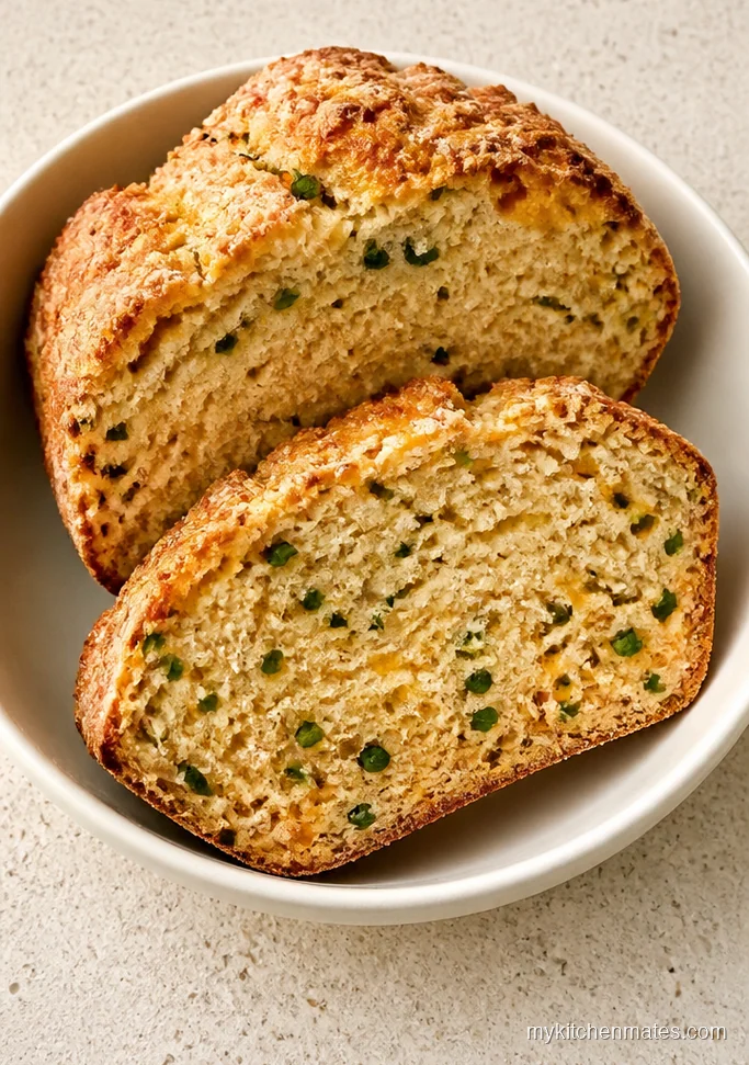 Cheddar Chive Slow Cooker Soda Bread