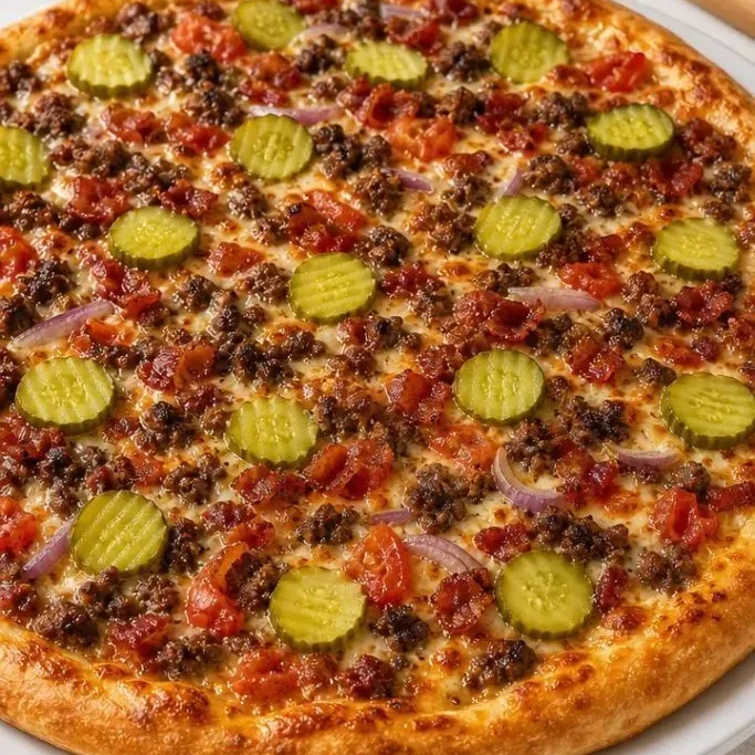 Cheese Burger Pizza