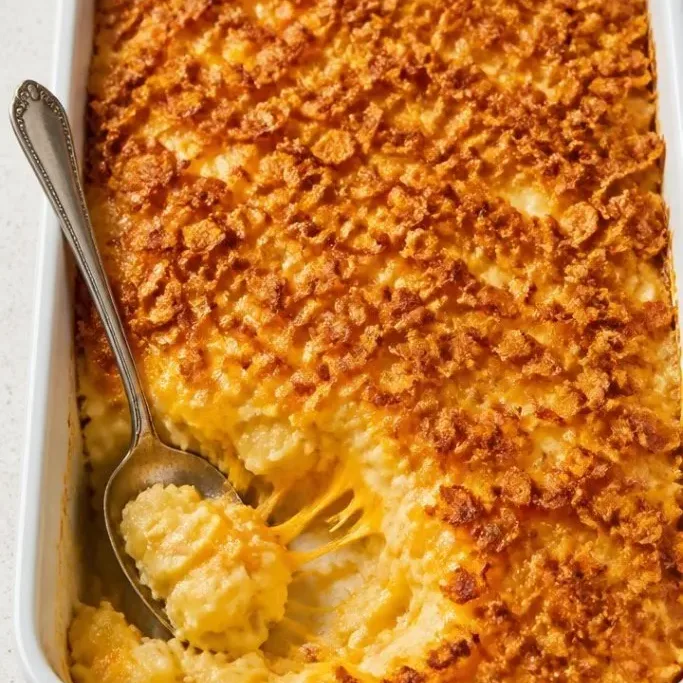 Cheesy Potato Casserole from Frozen Hash Browns Cheese Potato Casserole