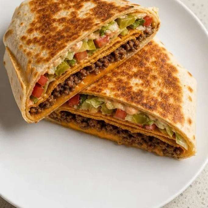 Cheeseburger Crunch Wrap