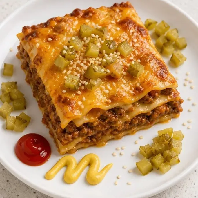 Cheeseburger Lasagna Bake
