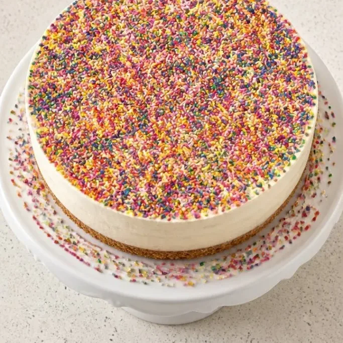 Cheesecake Birthday Cake