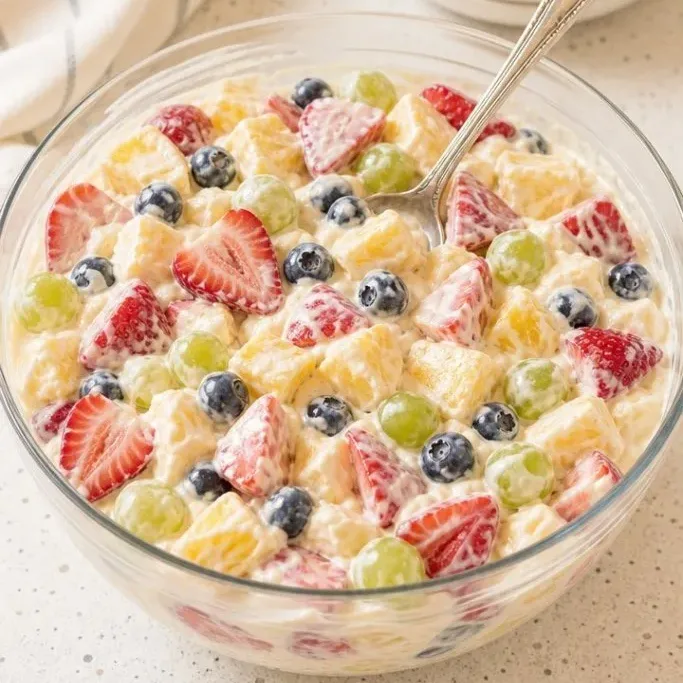 5-Ingredient Cheesecake Fruit Salad Cheesecake Fruit Salad