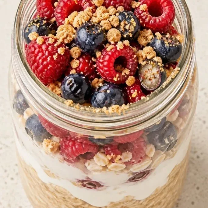 Creamy Cheesecake Overnight Oats Cheesecake Overnight Oats