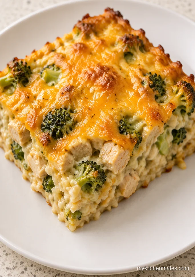 Cheesy Baked Chicken and Broccoli