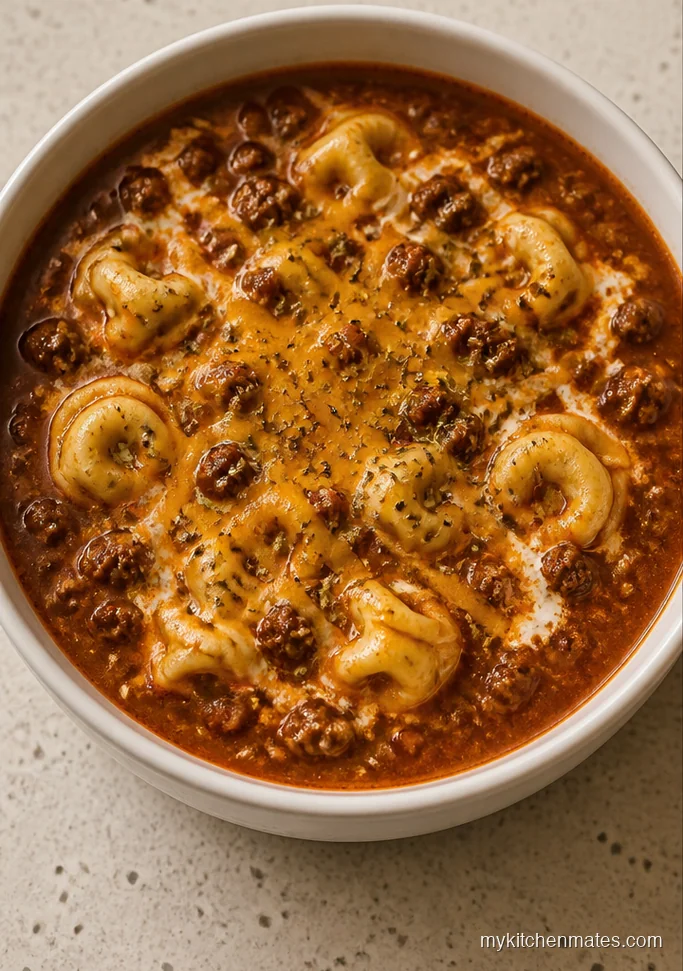 11 Crockpot Tortellini Soup Recipes for Cozy Low Effort Dinners Cheesy Beef Tortellini Soup