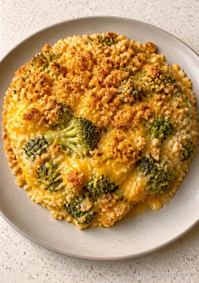 Cheesy Broccoli Rice Casserole