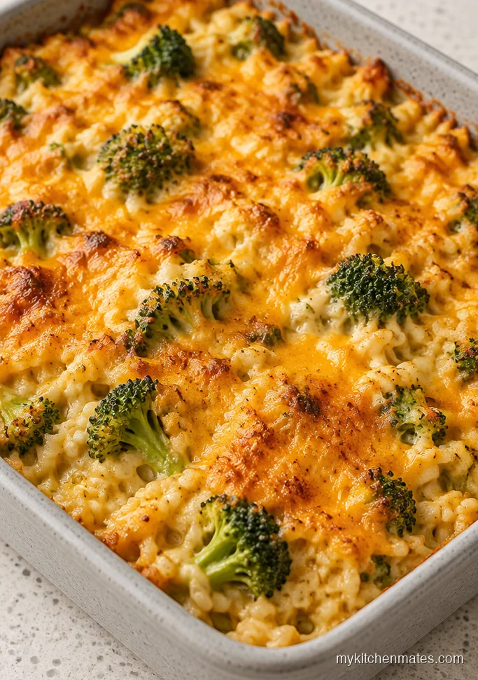 Cheesy Broccoli Rice Casserole