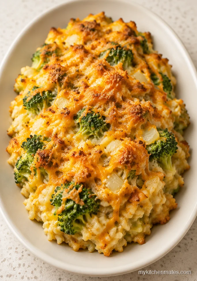 Cheesy Broccoli Rice Casserole