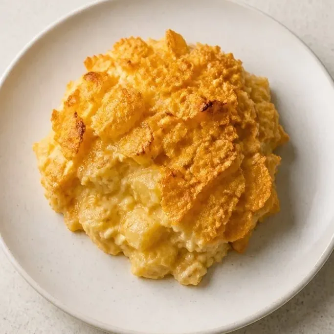 Creamy Cheesy Potato Casserole cheesy potato casserole
