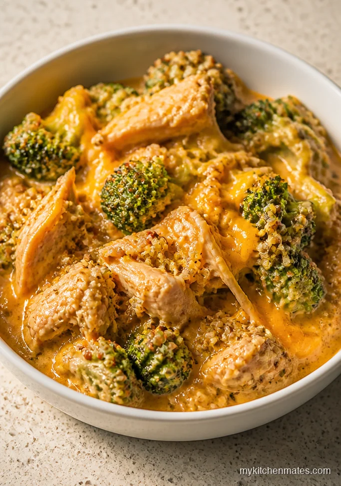 10 Crockpot Chicken and Broccoli Recipes for Easy Weeknight Meals Cheesy Quinoa Crockpot Chicken and Broccoli
