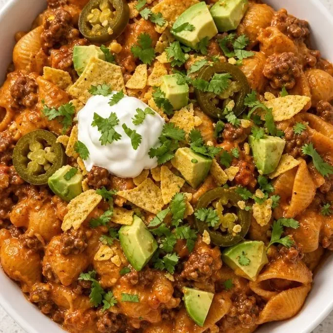 30-Minute One-Pot Cheesy Taco Pasta Cheesy Taco Pasta