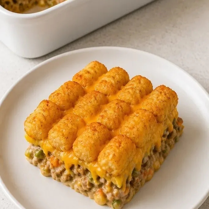 Cheesy Tater Tot Casserole