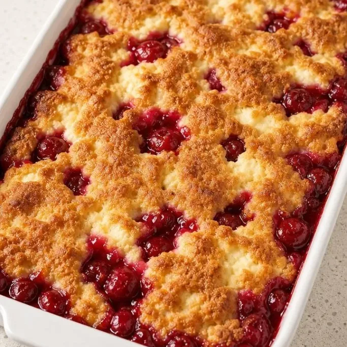 5-Minute Prep Cherry Cheesecake Dump Cake Cherry Cheesecake Dump Cake