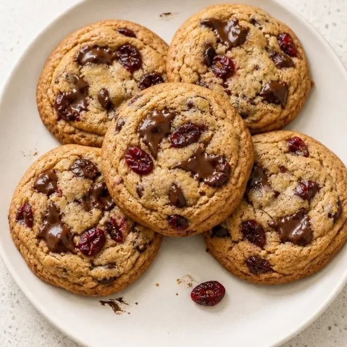 Soft and Chewy Cherry Chocolate Chip Cookies Cherry Chocolate Chip Cookies