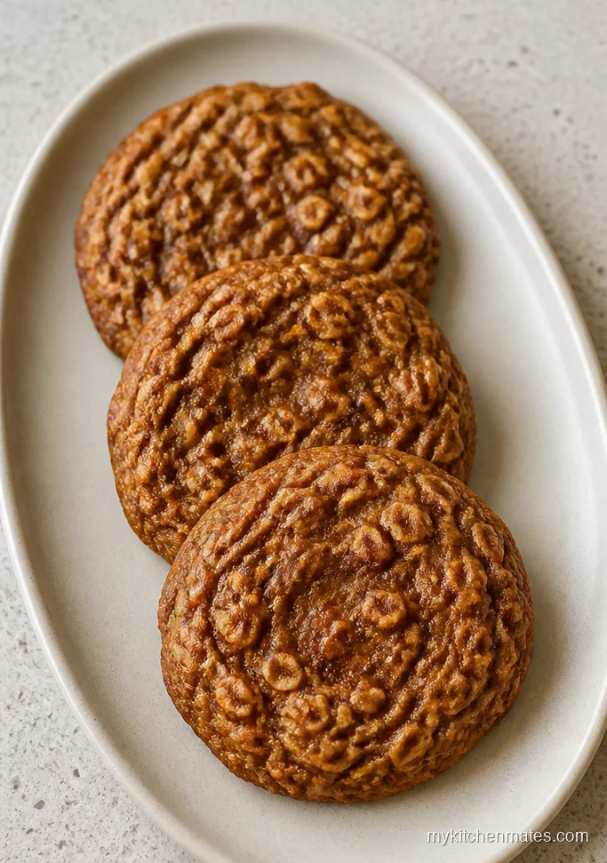 Chewy Apple Butter Oatmeal Cookies
