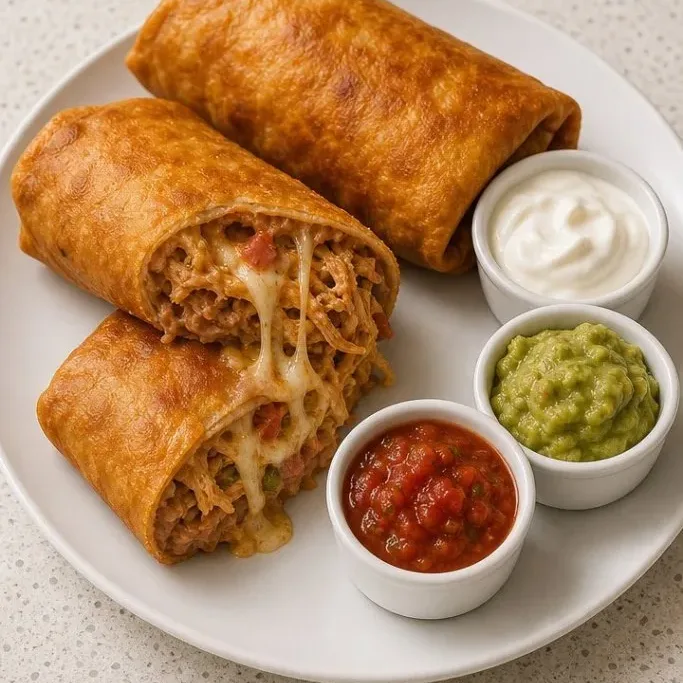 Crispy Chi-Chi's Chicken Chimichangas Chi-Chi's Chicken Chimichangas