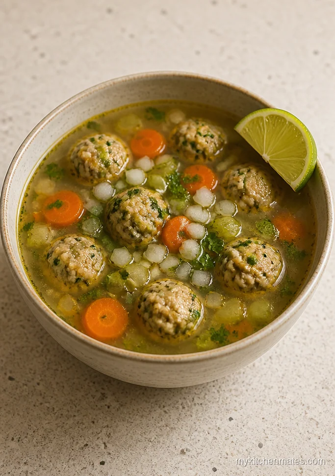 Chicken Albondigas Soup