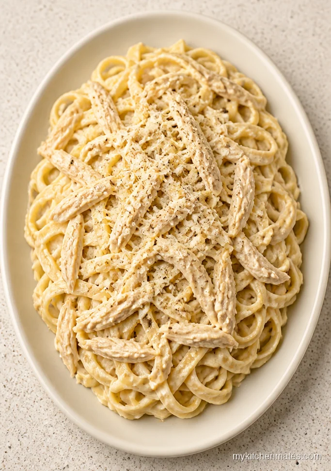 Chicken Alfredo Noodles