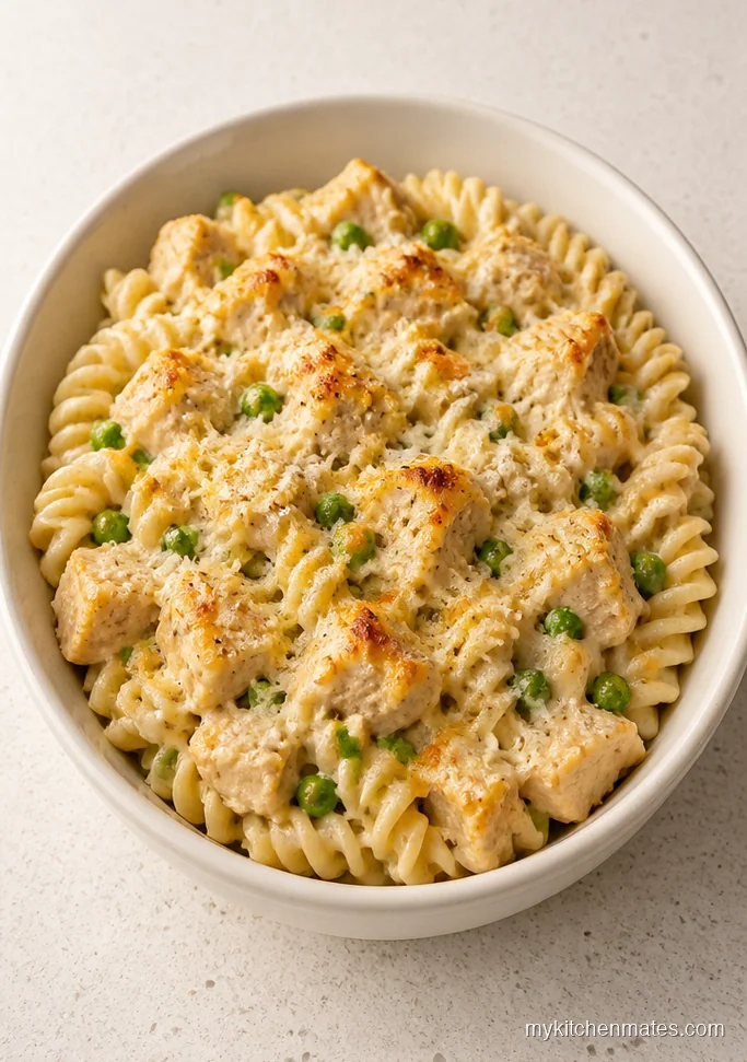 Chicken Alfredo Pasta Bake
