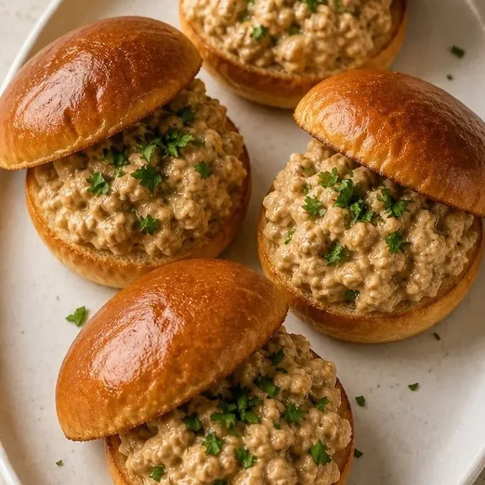 Quick Chicken Alfredo Sloppy Joes Chicken Alfredo Sloppy Joes