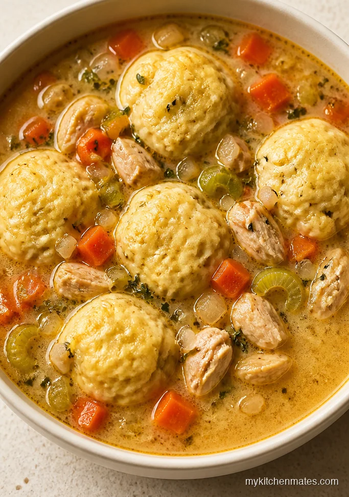 Chicken and Almond Flour Dumplings