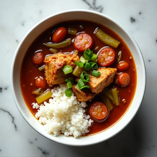 Chicken and Andouille Sausage Creole Gumbo