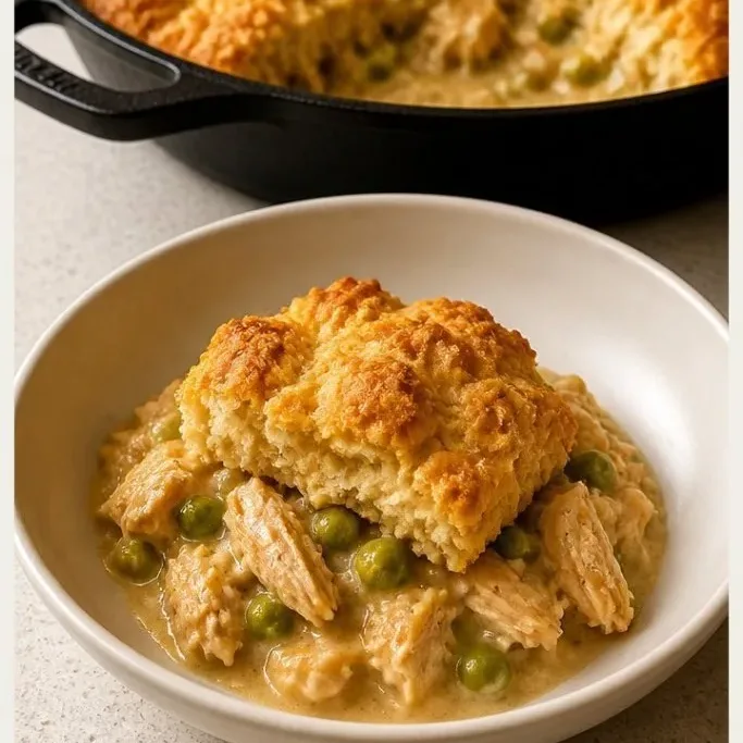 Creamy Chicken and Biscuits (One-Dish Dinner) Chicken And Biscuits