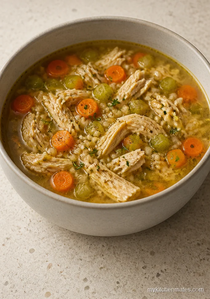 Chicken and Brown Rice Soup