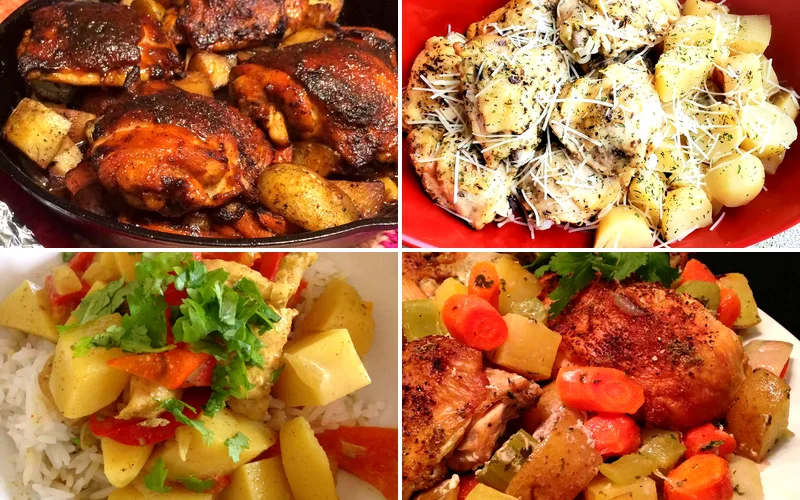 24 Chicken & Potato Dishes That Never Get Old chicken and potato recipes featured